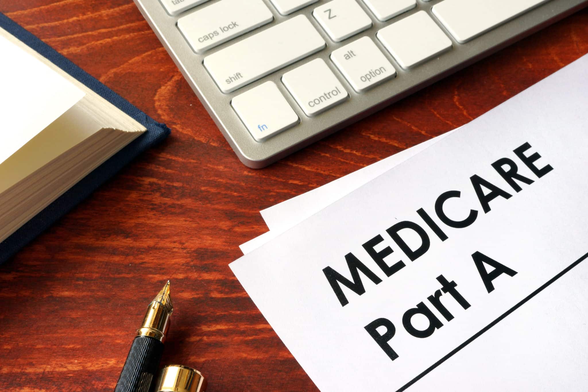 Document with title medicare part a.