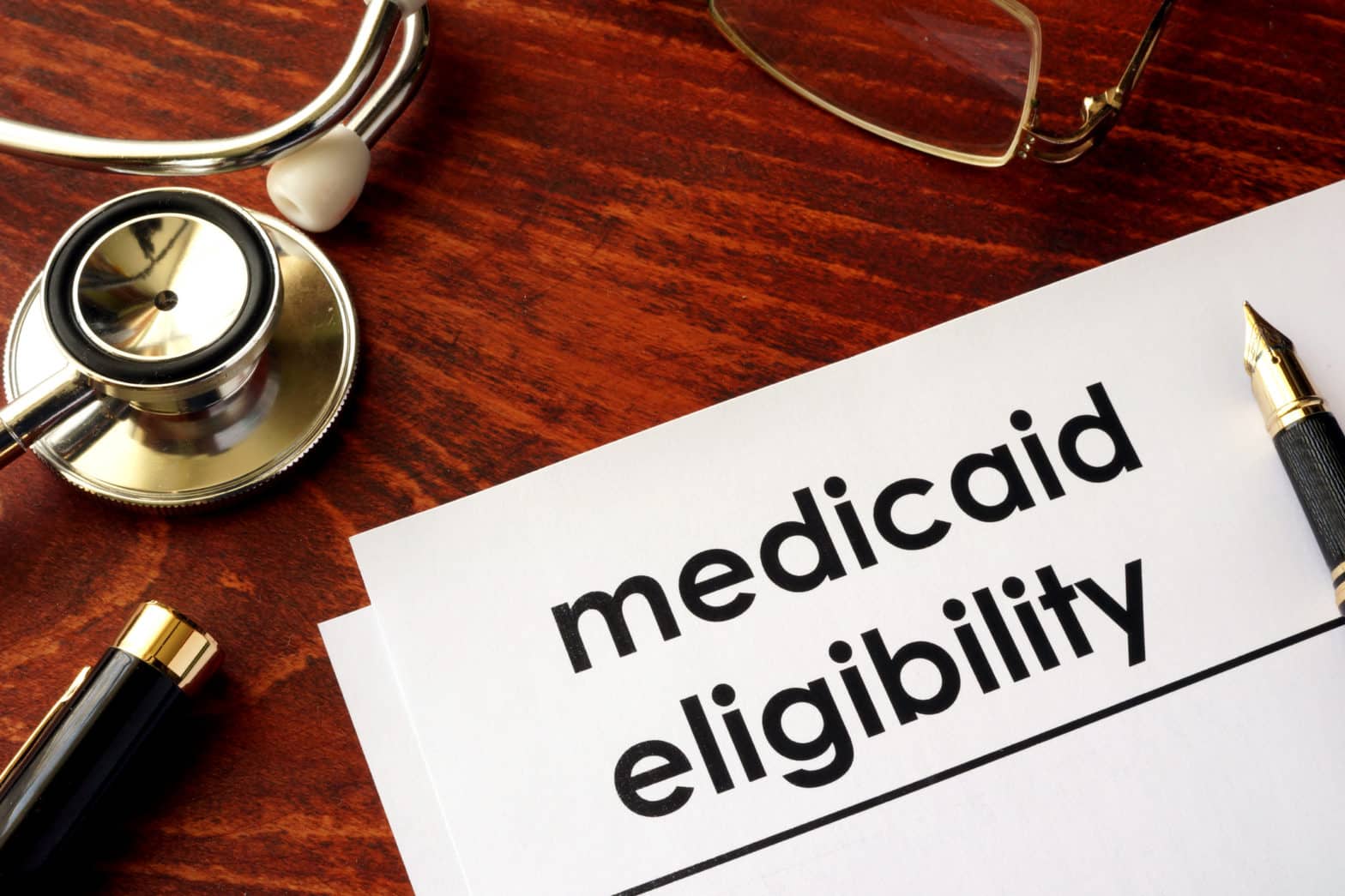 Document with title medicaid eligibility.