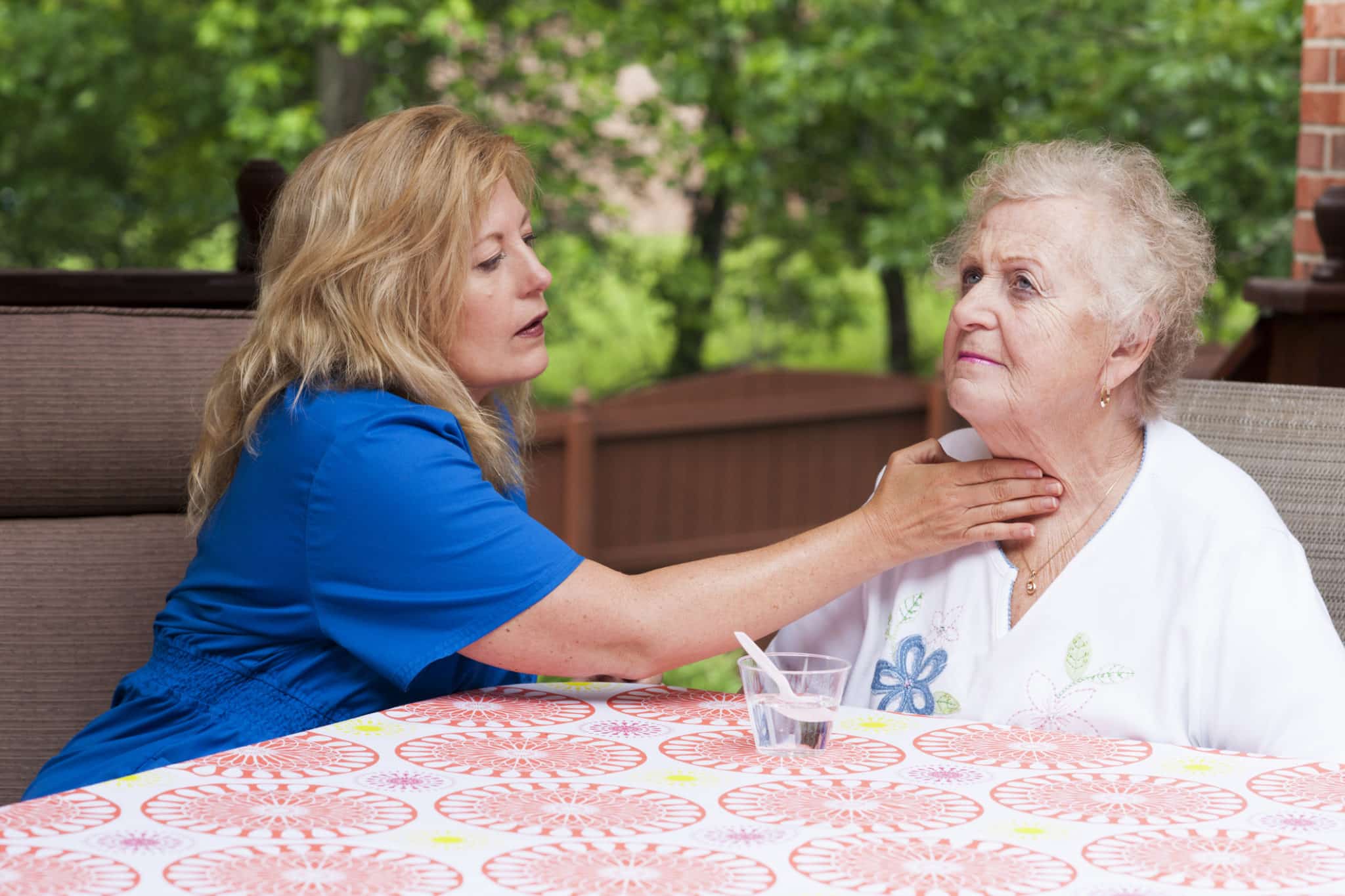 Assessing impaired swallowing after a stroke