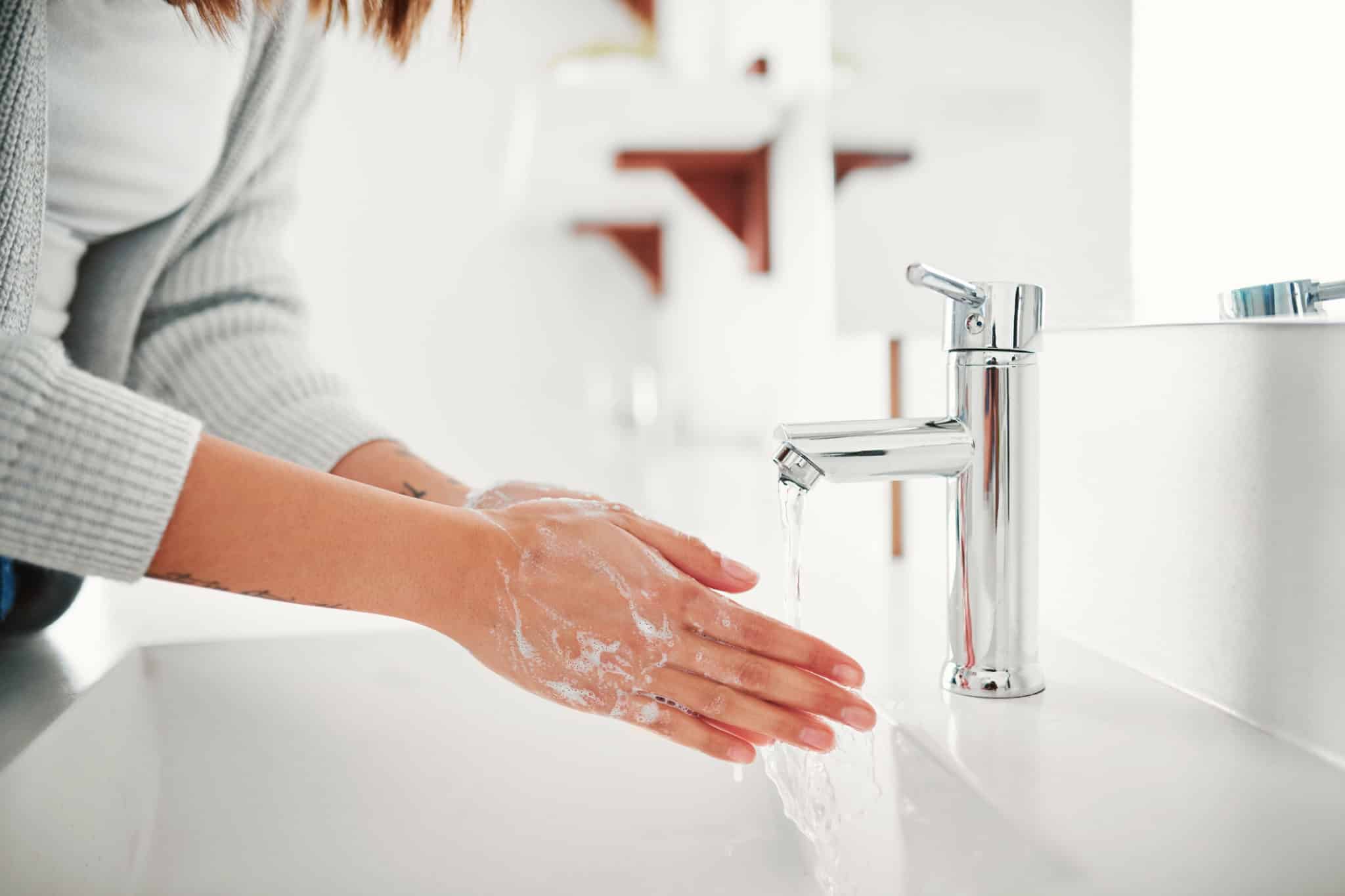 Wash your hands regularly to keep the germs away