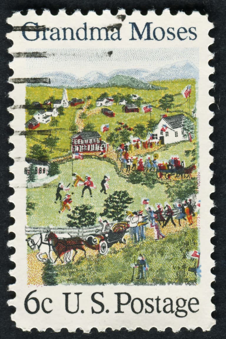 Grandma Moses Stamp