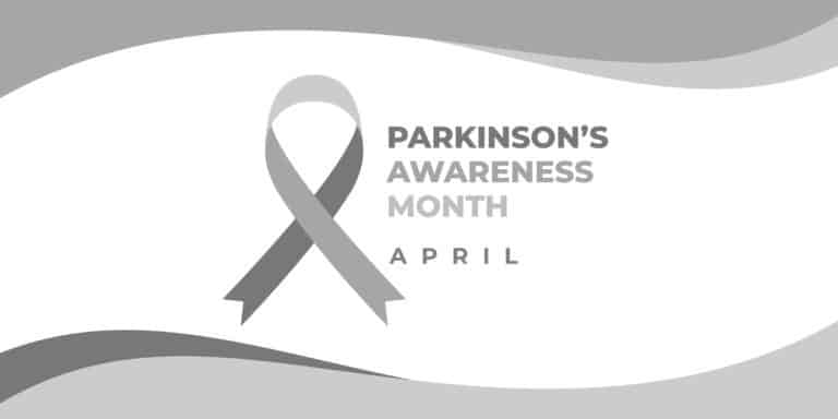 Parkinsons awareness month. Vector banner, poster, flyer, greeting card for social media with the text Parkinson s awareness month, April.