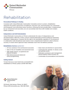 Rehabilitation at Pitman