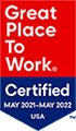 Great place to work badge 21-22