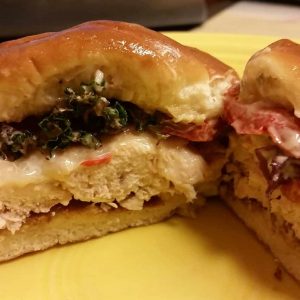 Flavorful South Philly chicken sandwich